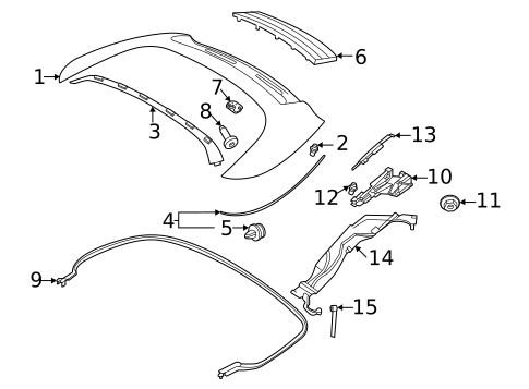 Exterior Trim - Roof for 2023 Porsche 911 #0
