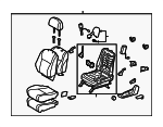 712000E120B1 - Body: Seat Assembly for Toyota: Highlander Image
