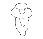 94858343 - Body: Cowl Grille Retainer for Chevrolet: Prizm | Pontiac: Vibe Image