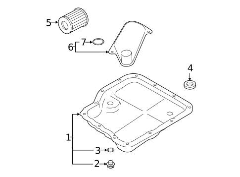Transaxle Parts for 2025 Subaru Legacy #0