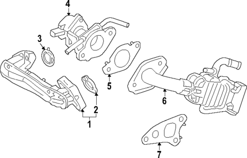 EGR System for 2022 Lexus NX350h #2