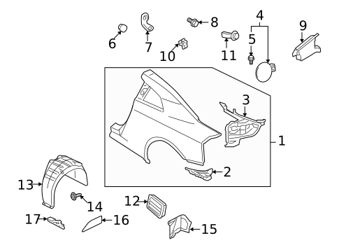 Exterior Trim - Quarter Panel for 2024 Nissan GT-R #0