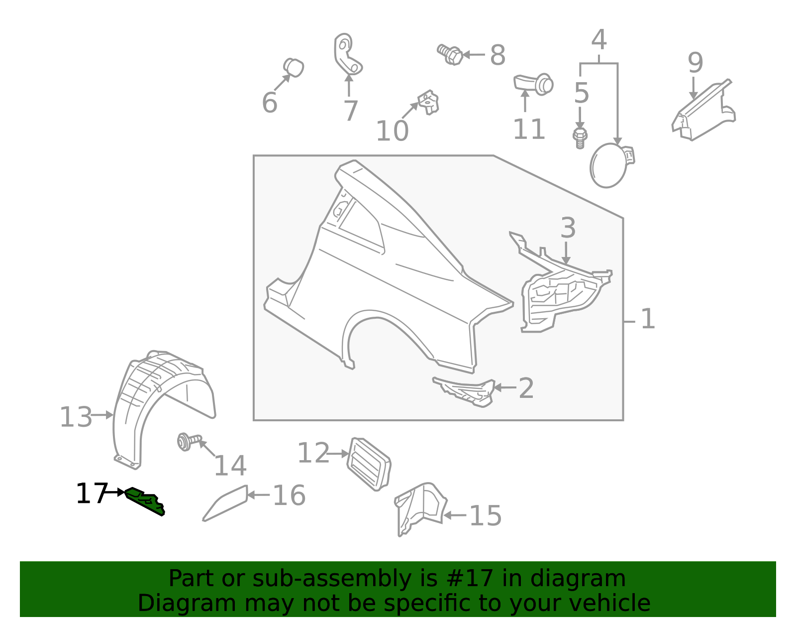 76856-JW90A - Stone Deflector - 2010-2020 Nissan GT-R | World OEM Parts ...