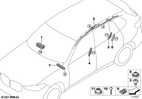 Airbag for 2026 BMW X7 M60iX #0