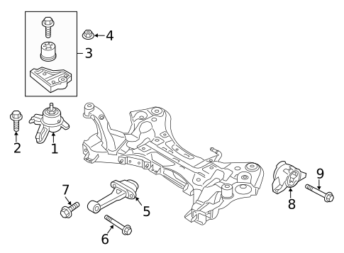 Engine & Trans Mounting for 2014 Kia Cadenza #0