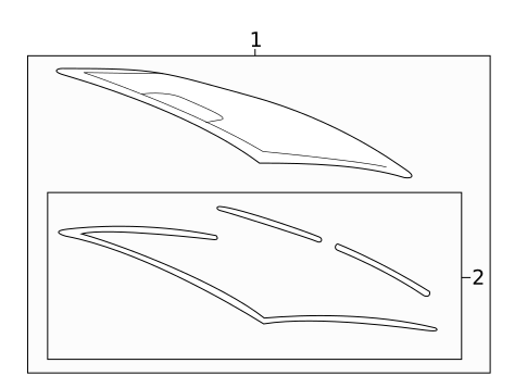Glass & Hardware - Back for 2016 Chevrolet SS #0