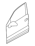 7P0831055A - Body: Door Shell for Volkswagen: Touareg Image