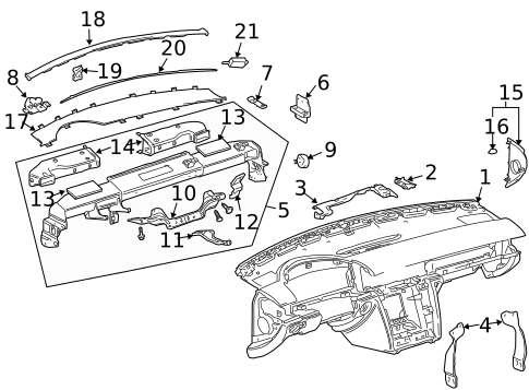 Instrument Panel for 2006 Volkswagen Phaeton #0