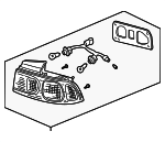 33550ST8A01 - Electrical: Tail Lamp Assembly for Acura: Integra Image