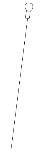 12590896 - Engine: Dipstick for Chevrolet: Equinox | Pontiac: Torrent Image