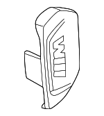 34208843079 - : Carrier Retainer Clip for BMW: 530i, 530i xDrive, 540i xDrive, 550e xDrive, 740i, 750e xDrive, i5, i7, X3 Image