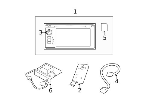 Navigation System Components for 2018 Subaru Forester #0