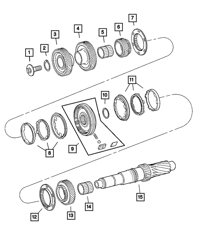 « 5098084AC – Manual Transmission 6 Speed : Vis pour Mopar Image »