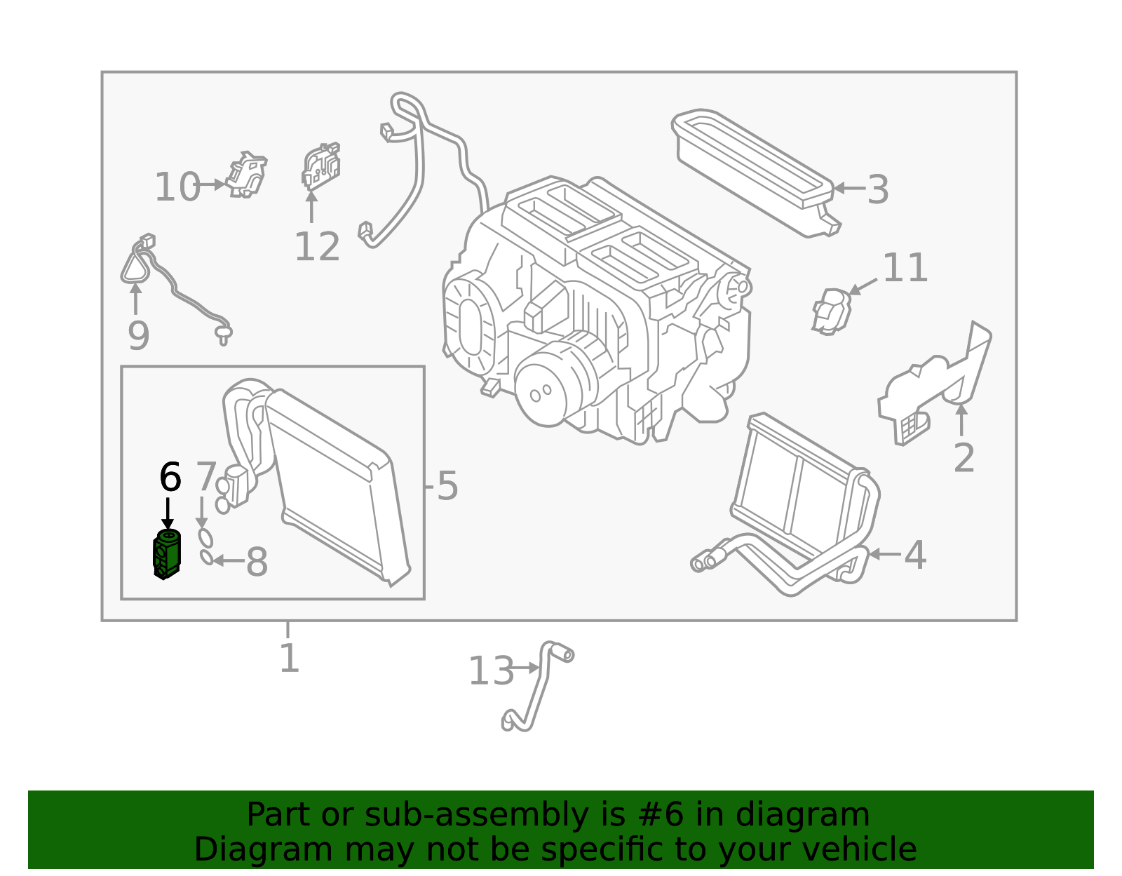 2019-2026 Nissan Expansion Valve 92200-6GU0A | Parts for Nissans