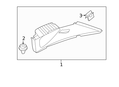 Interior Trim - Quarter Panels for 2014 Hyundai Accent #0