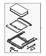 81600K2000MMH - : Sunroof Assembly for Hyundai Image