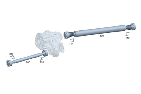 Propeller Shaft for 2024 Mercedes-Benz G550 #0