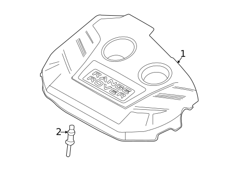 Engine Appearance Cover for 2017 Land Rover Discovery Sport #0