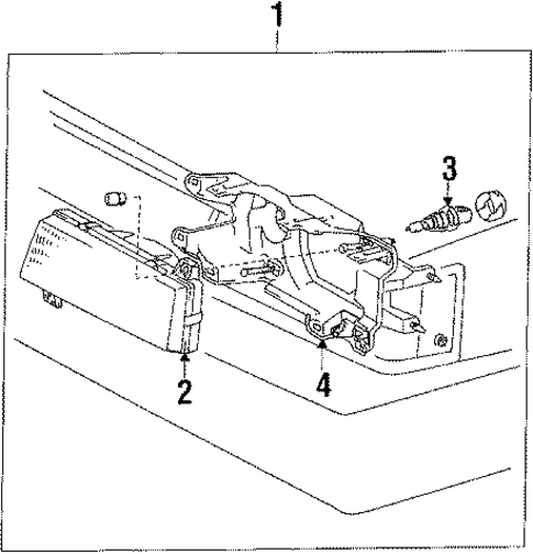 Headlamp Components for 1985 Toyota Camry #0