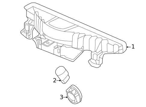 High Mounted Stop Lamp for 2023 Honda Civic #0