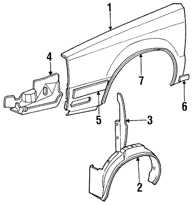 4411928 - Body: Fender for Mopar Image