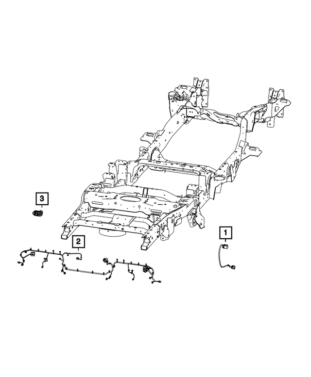 68525632AA - Electrical: Trailer Tow Wiring for Mopar Image