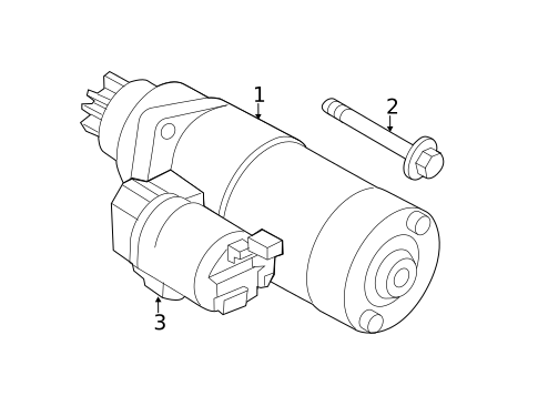 Starter for 2009 Nissan Murano #1