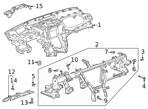 Instrument Panel for 2024 Cadillac CT4 #0