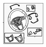 80A419091BCMJM - : Steering Wheel for Audi: Q5, Q5 PHEV, SQ5 Image