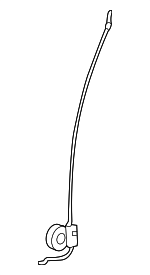 1J0881595B - Body: Release Cable for Volkswagen: Beetle, Golf Image