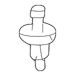 12551599 - Engine: Outlet Duct Retainer for Chevrolet: Camaro | Pontiac: Firebird Image