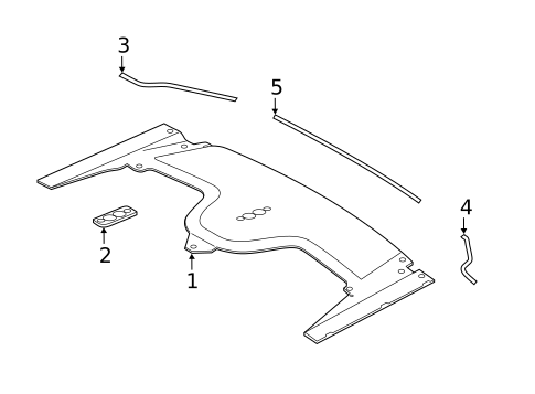 Roof & Components for 2020 Jaguar I-Pace #0