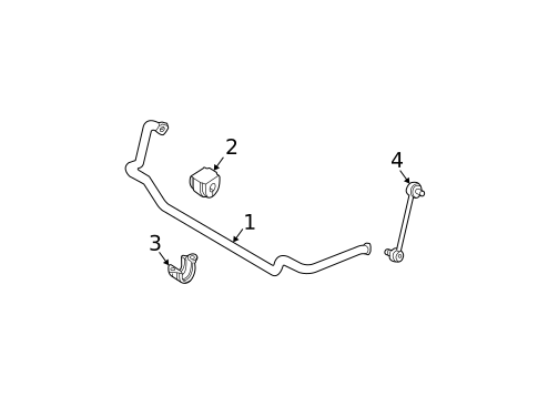 Stabilizer Bar & Components for 2001 BMW 325xi #2