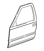 12470380 - Body: Door Shell for Chevrolet: Blazer, S10 | GMC: Jimmy, Sonoma | Oldsmobile: Bravada Image