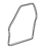 15100042 - Body: Surround Weather-strip for Chevrolet: Blazer, S10 | GMC: Jimmy, Sonoma | Oldsmobile: Bravada Image