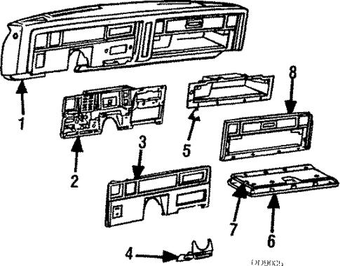 Instrument Panel for 1985 Oldsmobile Toronado #0