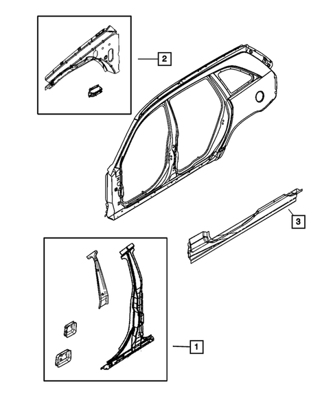 Aperture Panel for 2004 Chrysler Pacifica #1