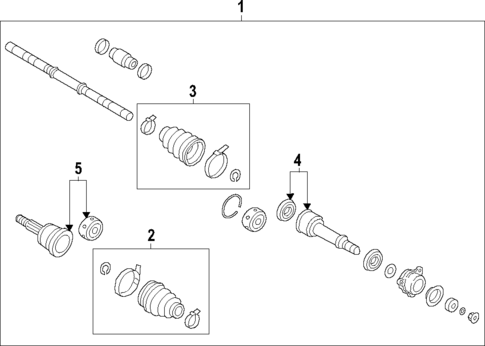 Axle Shafts & Joints for 2023 Nissan Rogue #0