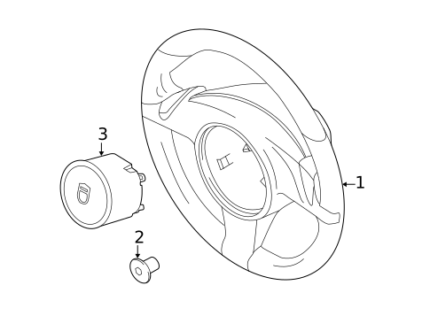 Steering Wheel & Trim for 2012 Porsche 911 #0