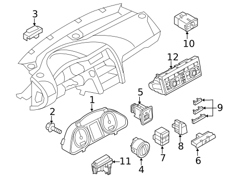 Automatic Temperature Controls for 2013 Audi Q7 #0