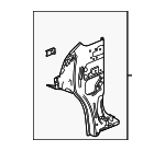 60008208 - Body: Inner Hinge Pillar for GM Image