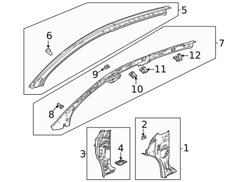 Hinge Pillar for 2023 Buick Encore GX #0