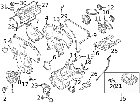Gaskets & Sealing Systems for 2007 Nissan 350Z #1