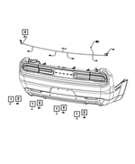 68483546AA - Electrical: Rear Fascia Wiring for Mopar Image