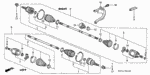 44329SFA003 - Chassis: BAND C, DRIVESHAFT (OETIKER LIMITED) for Honda Image