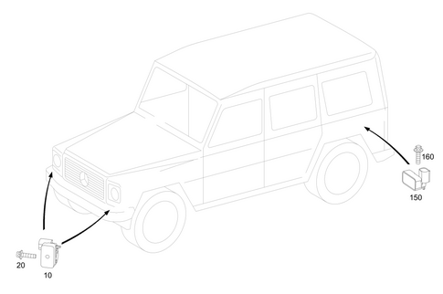 Electric Parts for Chassis Adjustment for 2021 Mercedes-Benz G550 #0