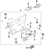 769880B010 - : Speaker Grille Spacer for Nissan: Quest Image