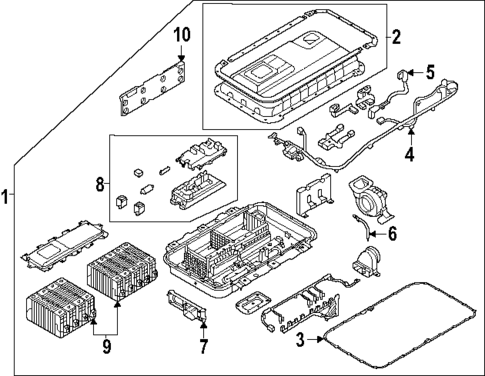 Battery for 2022 Hyundai Santa Fe #0