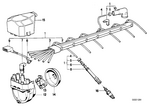 12121722253 - Engine Electrical System: Ignition Wiring for BMW Image