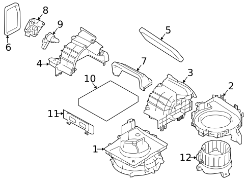 Temperature Controls & Related Components for 2024 Subaru Crosstrek #0